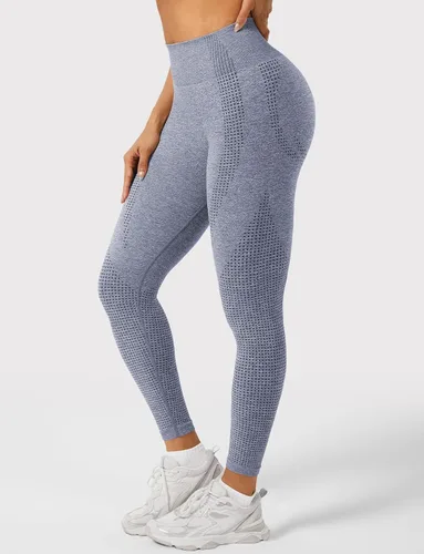 Miniatura 151 de HIGORUN - Leggings sin costuras para mujer, moldeadores, con diseño gráfico de sonrisas, de cintura alta, para el gimnasio, yoga o hacer ejercicio
