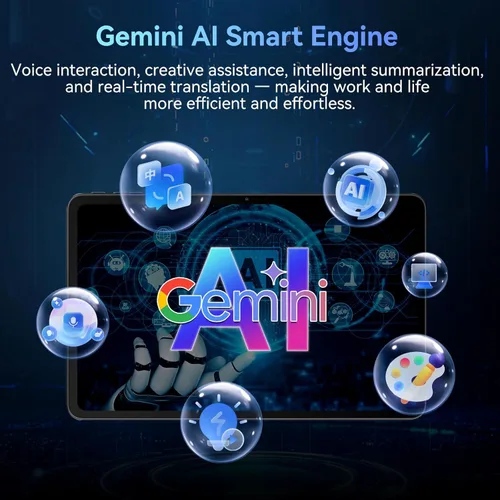 Miniatura 4 de Tablet N90 Android 16, tableta de 12 pulgadas 2K FHD+, tableta Android con teclado, WiFi 5G, 24GB+128GB/2TB, identificación facial, 9000 mAh, 4 años
