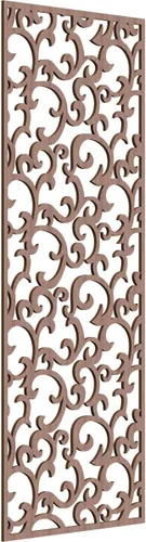 Miniatura 187 de Wheatland Paneles de pared decorativos de madera con calado, 9 3/8 pulgadas de ancho x 24 3/8 pulgadas de alto x 1/4 de alto, nogal