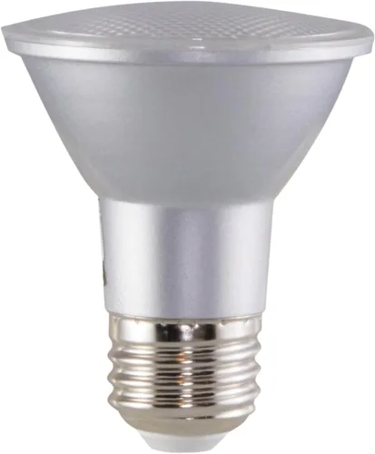 Miniatura 4 de Satco Bombilla LED de estado sólido S9400, plata, 7 vatios, voltaje 120, 525 lúmenes iniciales, forma de lámpara PAR20, base media, base ANSI E26