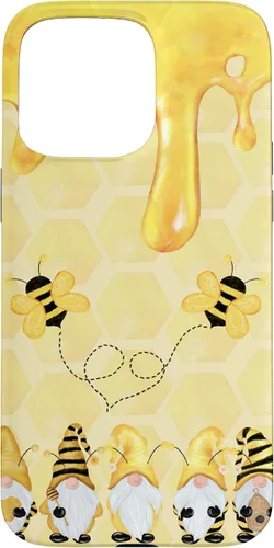 Miniatura 28 de Carcasa divertida para iPhone 16 con diseño de gnomos de abejorros para Halloween