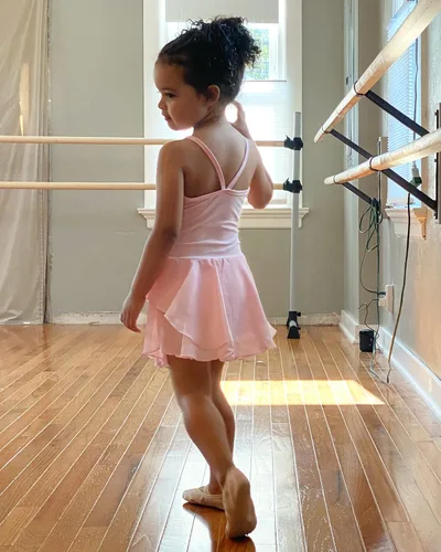 Miniatura 5 de Stelle - Vestido de bailarina para niña, con leotardo, estilo canesú, para gimnasia o ballet (para niñas pequeñas y grandes)