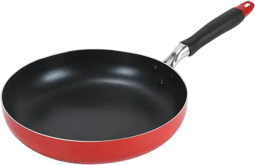 Miniatura 11 de Bestco IH ND-9453 - Sartén profunda, 9.4 in, color rojo, Módena