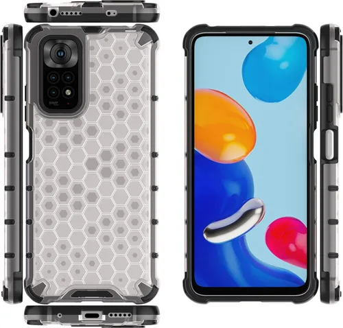 Miniatura 132 de Funda para Xiaomi Poco M5s 4G, Funda para Redmi Note 10 4G / Note 10S 4G / Note 11 SE (India) Case Case 2 en 1 Funda para teléfono Blanco