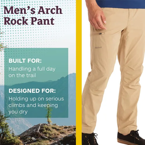 Miniatura 2 de MARMOT Arch Rock Pant Lightweight, Water-Resistant, UPF Protection