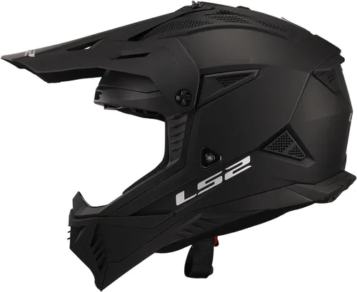 Miniatura 2 de LS2 Helmets Gate II - Casco integral para motocicleta MX Negro mate