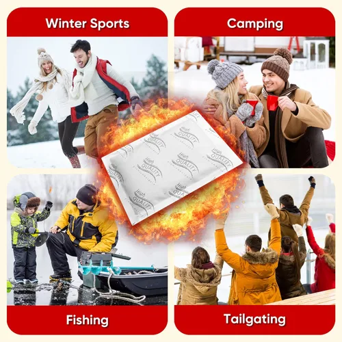 Miniatura 2 de VOLCANO Disposable Hand Warmers - X-Large Economic Bulk 40-Pack - Air Activated, Lasts 16 Hours for Use in Camping, Hiking, Fishing, Hunting