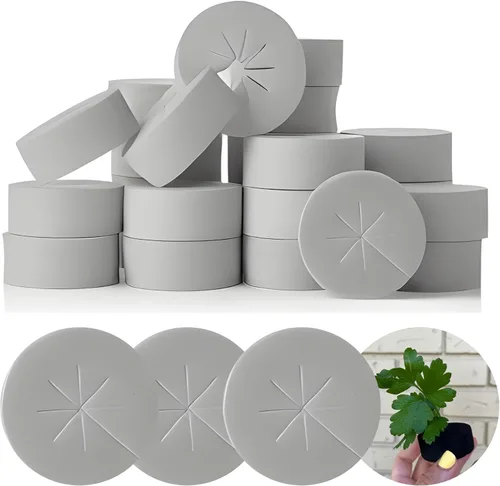 Miniatura 6 de XCEL Collares de clonación de 2 pulgadas (paquete de 200), clonador de plantas de espuma de goma de alta calidad que se adapta a copas de red Negro