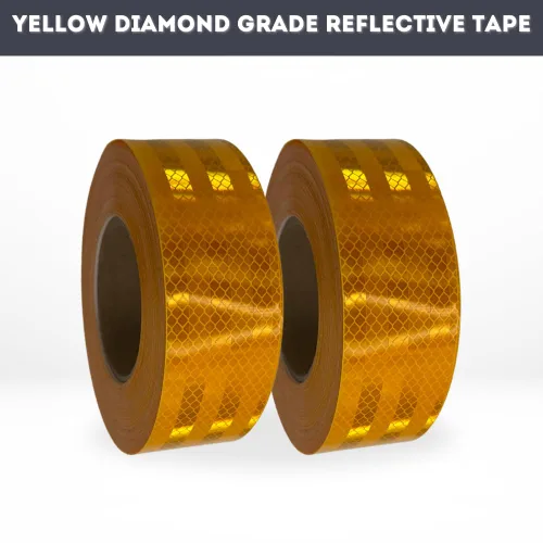Miniatura 4 de Rollo de 2 pulgadas x 15 pies 3M Cinta de seguridad reflectante 983-71NL Cinta reflectante de grado de diamante amarillo para autobuses escolares