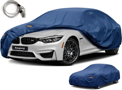 Miniatura 194 de Kaugung Funda de coche resistente para BMW M2 (2019-2024), impermeable, resistente a todo tipo de clima, protección contra el sol, lluvia, polvo