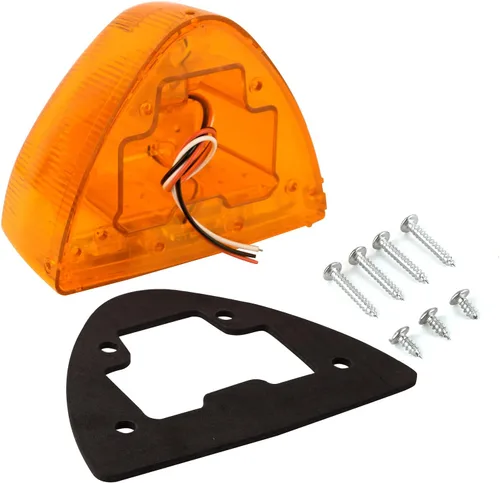 Miniatura 3 de 2 piezas para luces intermitentes de faro ámbar LED Peterbilt, luces de circulación selladas de 31 LED, reemplazo para luces intermitentes de faro