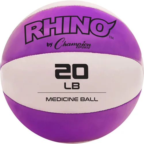 Miniatura 7 de Champion Sports Leather Medicine Balls – Durable Weighted Balls for Strength, Core & Conditioning Training