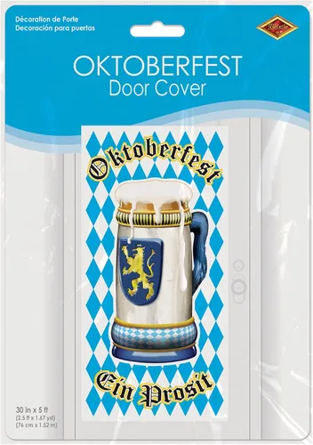 Miniatura 5 de Beistle Cubierta de puerta Oktoberfest, 30 por 5 pies