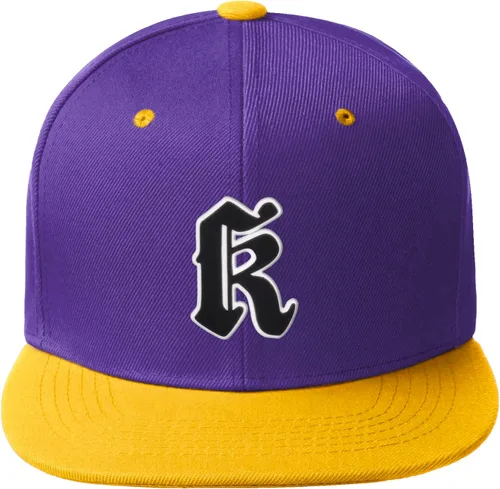 Miniatura 123 de Daxton Gorra clásica con visera de billete plano con letras del alfabeto inglés antiguo de la A a la Z