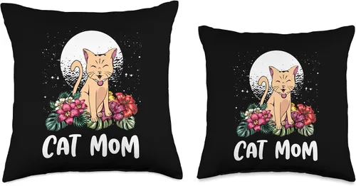 Miniatura 3 de Cat Mom Cat Lover Animal Lover Kitten Pets Cat Dad Throw Pillow