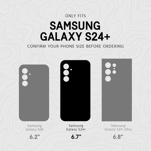 Miniatura 3 de Pelican Protector - Funda para Samsung Galaxy S24 Plus [6.7 pulgadas] [protección contra caídas MIL-STD de 16 pies] [carga inalámbrica] Funda