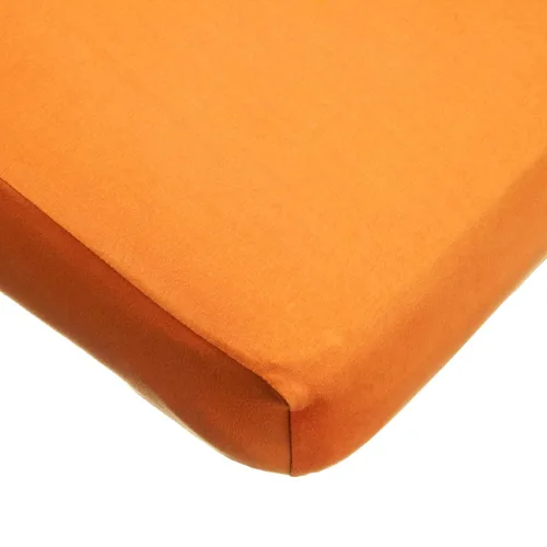 Excelente sábana para cuna American Baby Company, en punto jersey, Paquete de 1, Burnt orange Naranja