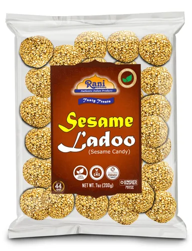 Miniatura 13 de Rani Peanut Ladoo (caramelo frágil de maní redondo) 7 onzas (7.05 oz) ~ Todo natural Vegano Sin colores Apto para gluten Kosher Origen