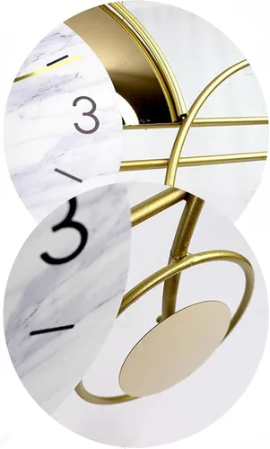 Miniatura 6 de Relojes de pared grandes de metal para sala de estar, arte 3D, silencioso, sin tictac, reloj de cuarzo, creatividad, dormitorio, oficina, corredor
