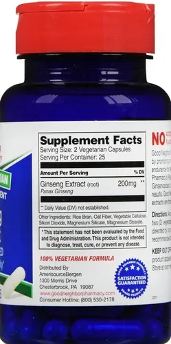 Miniatura 2 de Good Neighbor Pharmacy GNP Ginseng 200 mg, 50 cápsulas