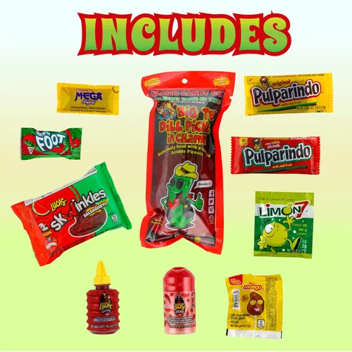 Miniatura 2 de Kit de Pepinillos con Chamoy, Mezcla de Dulce Mexicano Listo para Hacer la Famosa Tendencia de TikTok, Incluye Pepinillo Original Alamo Dill, Baby