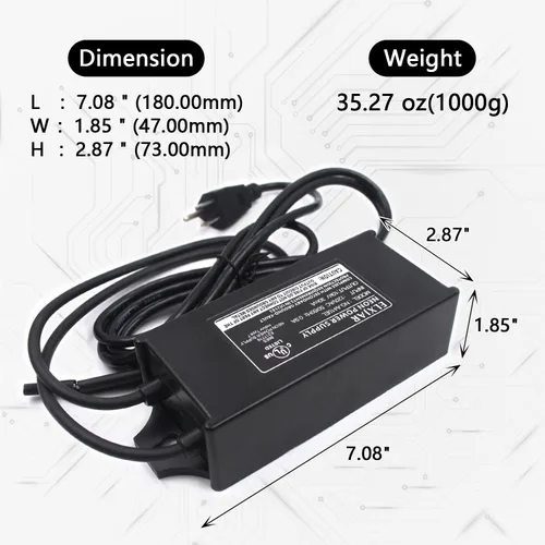 Miniatura 3 de 10kV 10000V 30mA NG.A410EL Fuente de alimentación del transformador de señal de neón para tubos de neón de vidrio 0.276-0.591 in