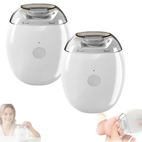 Miniatura 7 de Molinillo de uñas automático universal, portátil 3 en 1 con luz LED y 3 velocidades, cortador de uñas automático silencioso de 360° y recortador