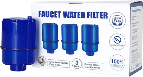 Miniatura 6 de Nispira Blue RF-99XX - Filtro de agua de repuesto compatible con sistemas de filtración de grifos PUR, PUR Plus, elimina cloro, plomo, olor