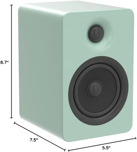 Miniatura 12 de Kanto Altavoces Amplificados YU4MB con Bluetooth y Preamplificador de Phono Integrado Modo de Espera y Encendido Automático Control Remoto Negro