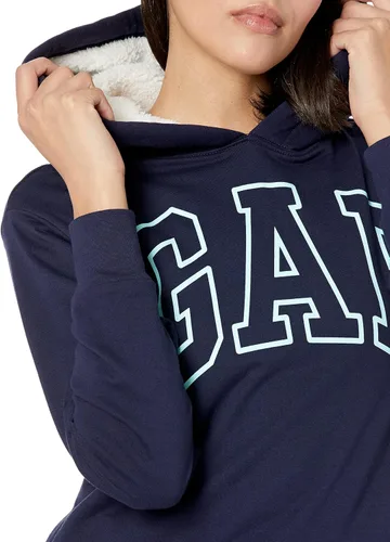 Miniatura 3 de GAP Sudadera con capucha con forro Sherpa con logotipo para mujer