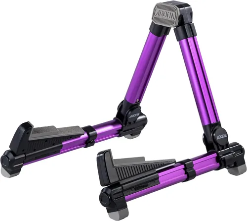 Miniatura 9 de ENO MUSIC Soporte de guitarra - Alumium Alloy A-Frame Soporte plegable universal, adecuado para guitarras acústicas, eléctricas y bajas, color negro