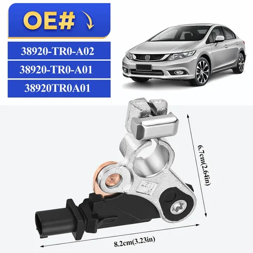Miniatura 6 de Sensor de corriente de batería 38920-TR0-A02/Sensor de temperatura y voltaje de batería para Honda Civic 2012-2015, Honda Crv 2012-2016/2013-2021