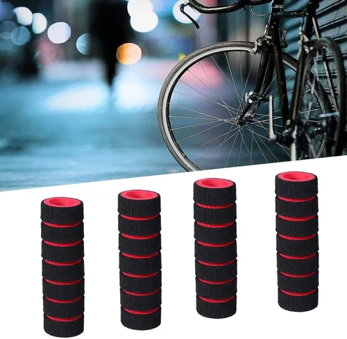Miniatura 2 de INOOMP Cubierta antideslizante de espuma para manillar de bicicleta, agarres de barra de mango de esponja para bicicletas plegables eléctricas