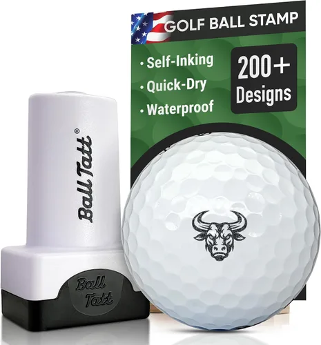 Miniatura 6 de Sello de pelota de golf - Marcador autoentintado - Herramienta de marcado permanente de secado rápido, sin fugas ni recargas, sello de golf