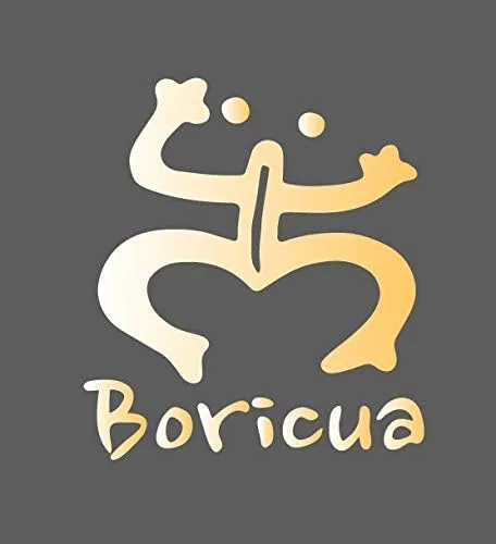 Boricua Coqui Puerto Rico Taino - Calcomanía de vinilo de 5 pulgadas, diseño de rana para automóvil, SUV, camión, calcomanía para automóvil, Boriken