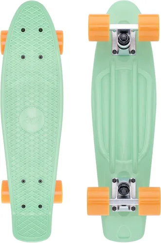 Miniatura 15 de Patineta KMX 55.8 y 68.5 cm, tabla mini cruiser clásica para niños, niñas, estudiantes, adultos, adolescentes, tabla mini cruiser para principiantes