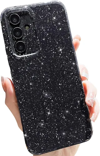 Miniatura 118 de MINSCOSE Compatible con Samsung Galaxy S22 Plus Case, Bonito Color Neón Brillante, con Purpurina Brillante Delgada Resistente a Golpes de Silicona