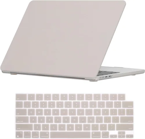 Miniatura 15 de Se7enline Compatible con MacBook Air 2025 2024 2023 de 15 pulgadas M4 M3 M2 Funda rígida para laptop Mac Air de 15.3 pulgadas M4 M3 M2 Chip