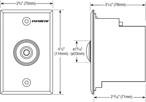 Miniatura 4 de Seco-Larm EV-N5205-3S4Q Enforcer Cámara de pared IP