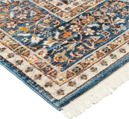 Miniatura 133 de NuLOOM - Alfombra con diseño de medallón, con flecos, modelo Ethel Harriet Marrón Claro