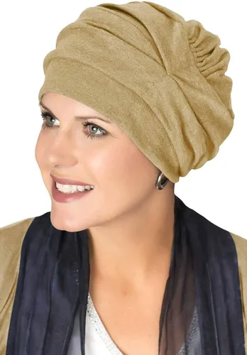 Miniatura 13 de Trinity Turbante 100% algodón - ¡3 estilos en uno! Sombreros encorvados para quimioterapia, para pacientes con cáncer.