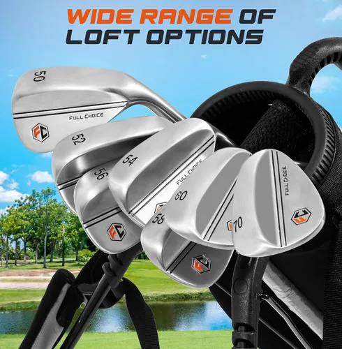 Miniatura 5 de Golf Wedges, 50/52/54/56/58/60/70 Degree Golf Sand Wedge, Gap Wdege, Lob Wedge Golf Clubs for Men Women Right Hand, Milled Face for More Spin and