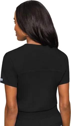Miniatura 2 de Med Couture Touch - Camiseta médica con bolsillo en el pecho para mujer