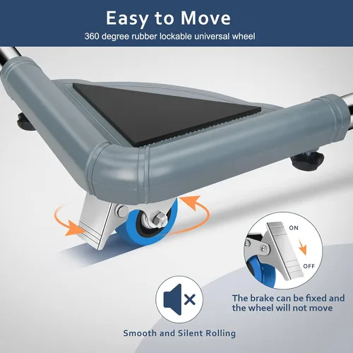Miniatura 3 de SPACECARE Soporte para Mini Nevera Mueble Carretilla Móvil con 4 Ruedas con Seguro - Base Ajustable Soporte para Refrigerador Lavadora Carrito Móvil