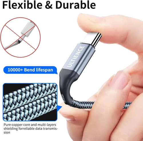 Miniatura 3 de Paquete de 2 adaptadores USB C a USB USB hembra a USB C macho OTG - Transferencia de datos SuperSpeed de 10 Gbps para MacBook Pro/iPad Air, iPhone