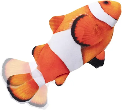 Miniatura 12 de Juguetes interactivos para gatos que flotan peces con hierba gatera, juguetes para gatos en movimiento para gatos de interior, paquete de 2, juguete