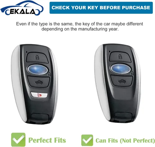 Miniatura 2 de EKALA Funda para llavero Subaru con llavero compatible con Crosstrek/Forester/Outback 2024 para Subaru Impreza WRX STI BRZ Crosstrek Ascent Legacy 4