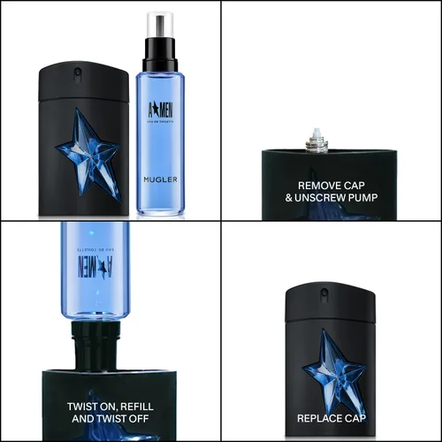 Miniatura 6 de Mugler A*Men - Eau de Toilette - Colonia para hombre - Woody & Ambery - Con extracto de pachulí y café - Fragancia de larga duración