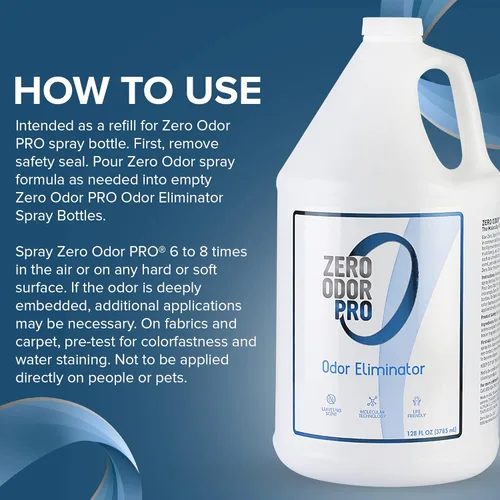 Miniatura 8 de Zero Odor Pro - Eliminador de olores y neutralizador de fuerza comercial, ambientador, desodorante de habitación, espray de gatillo eliminador