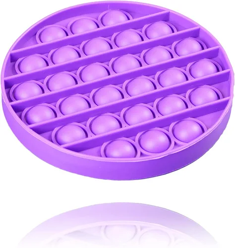 Miniatura 9 de Juguete sensorial de silicona Push Pop Bubble Fidget – Juguete para ansiedad Push Pop Fidget para niños y adultos – Top Autismo Necesidades